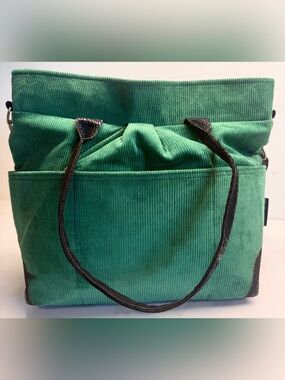 Rebekah Scott Phoebe Premier NWT Kelly Green Corduroy Hot Pink Zip Black Check